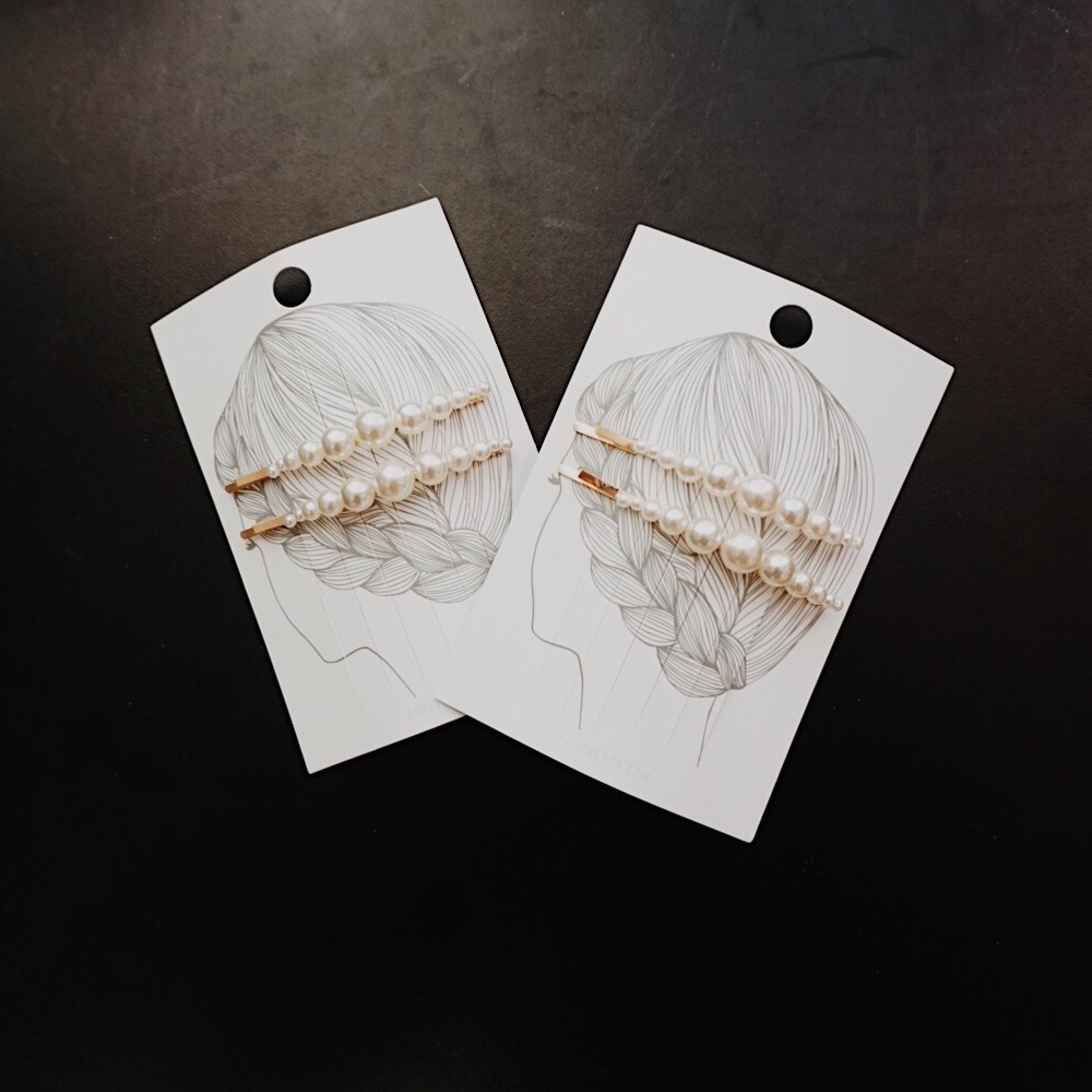 BRAND NEW ✨ Gold & Pearl Hair Accessories